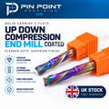 PPP 2 Flute Compression Router Bit (Coated)